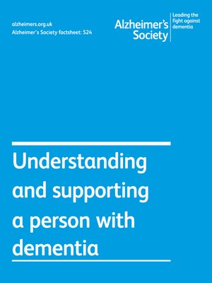 cover image of Alzheimer's Society factsheet 524